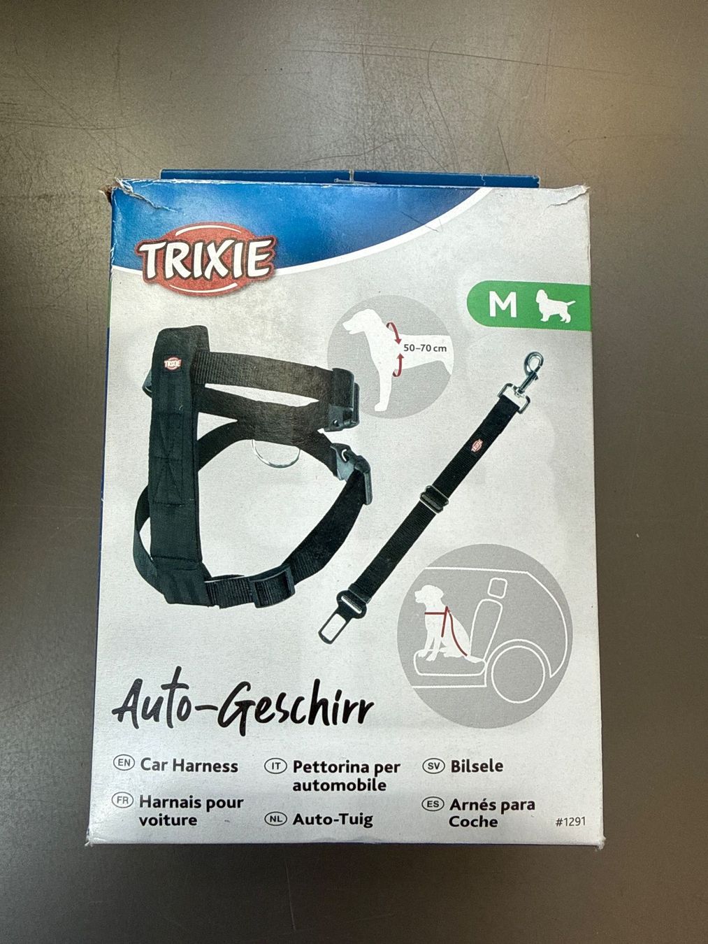 Trixie Guinzagli & Collari: Trixie Auto-Geschirr M – Nuovo e nell'imballaggio originale da Zürich venduto da Aquarium_Seerose
