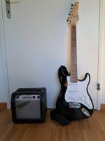 Kinder-E-Gitarre Set 3/4 Grösse + 15 Watt Verstärker+Zubehör