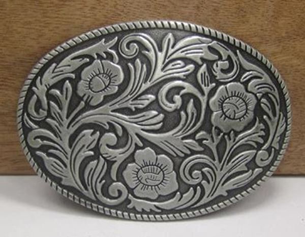 Fibbie per cinture: Metall Gürtelschnalle FLOWERS – Nuovo e nell'imballaggio originale da Münchwilen TG venduto da ecudos10