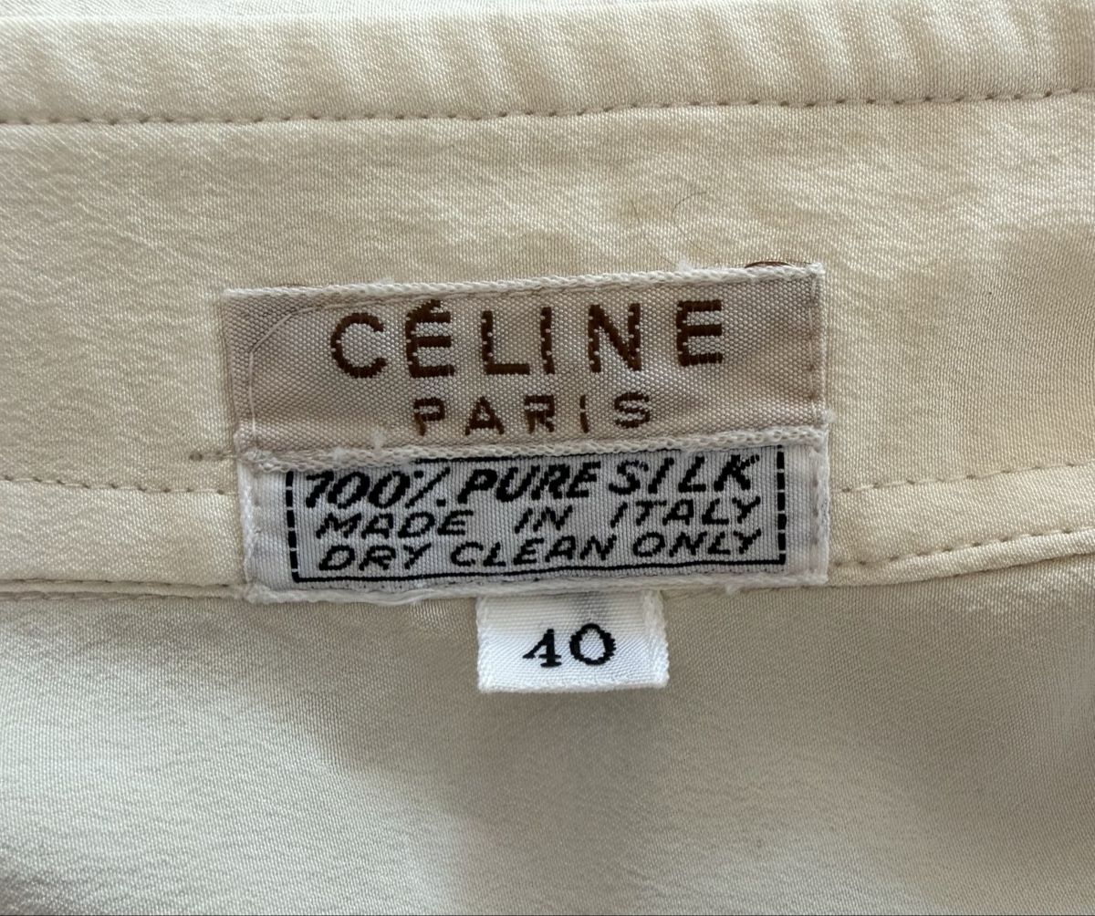 Celine Camicette: Céline Seidenbluse, Grösse 40 – Usato da Elsau venduto da isidobrany09 1