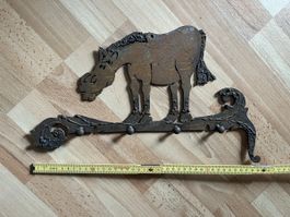 Hakenleiste Pferd „rostig“