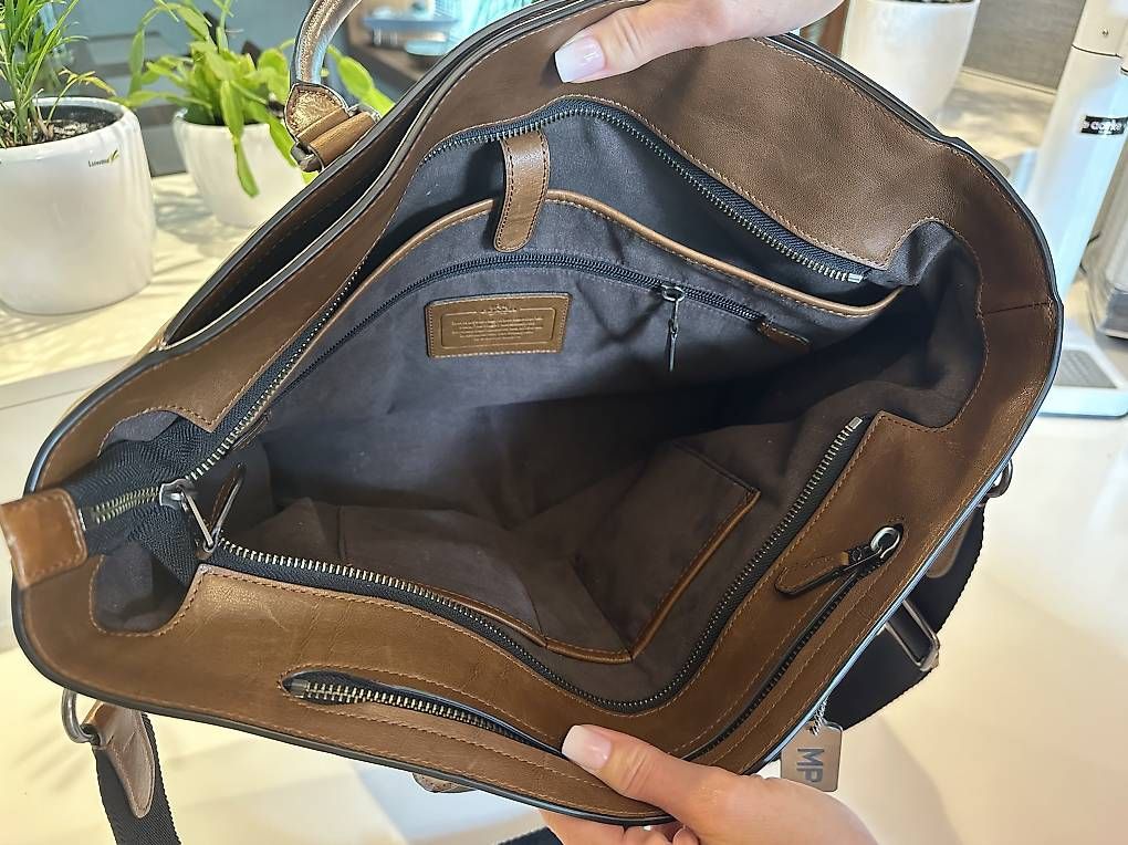 Valigie & Borse: Coach Herrentasche echtes Rindsleder – Usato da Oberhofen Thun'see venduto da porsche64 2