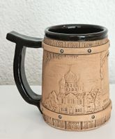 BIERKRUG BIER HUMPEN TON KERAMIK TALLINN ESTLAND HAND M. NEU