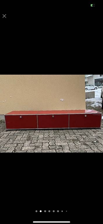 USM Mobili TV: USM Haller Sideboard Rot 1x3 – Usato da Dietikon venduto da Kumar_Occasionen 1