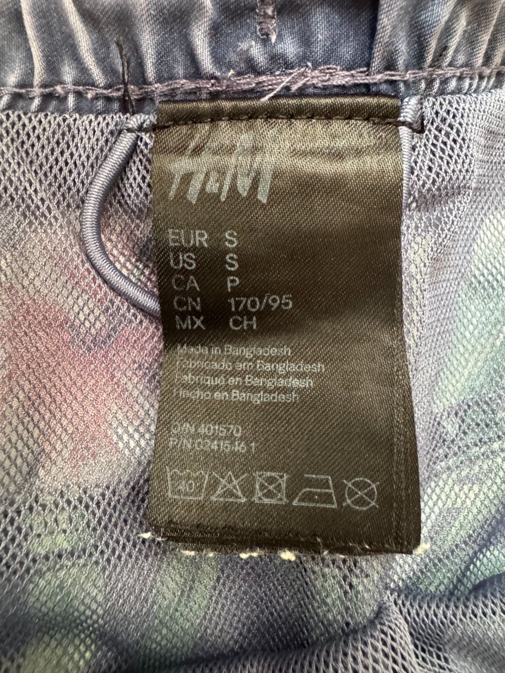 H&M Costumi da bagno: Badehose, blau, grün, Pflanzenmuster – Usato da Winterthur venduto da YaV 3