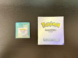 Pokemon Kristall (Deutsch) inkl. Anleitung - Neue Batterie