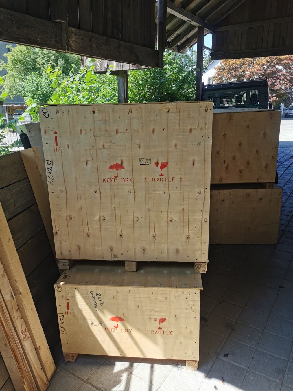 Casse di trasporto: Sperrholzkiste, Seeverpackung, Transportverpackung – Usato da Hittnau venduto da Wbhswiss