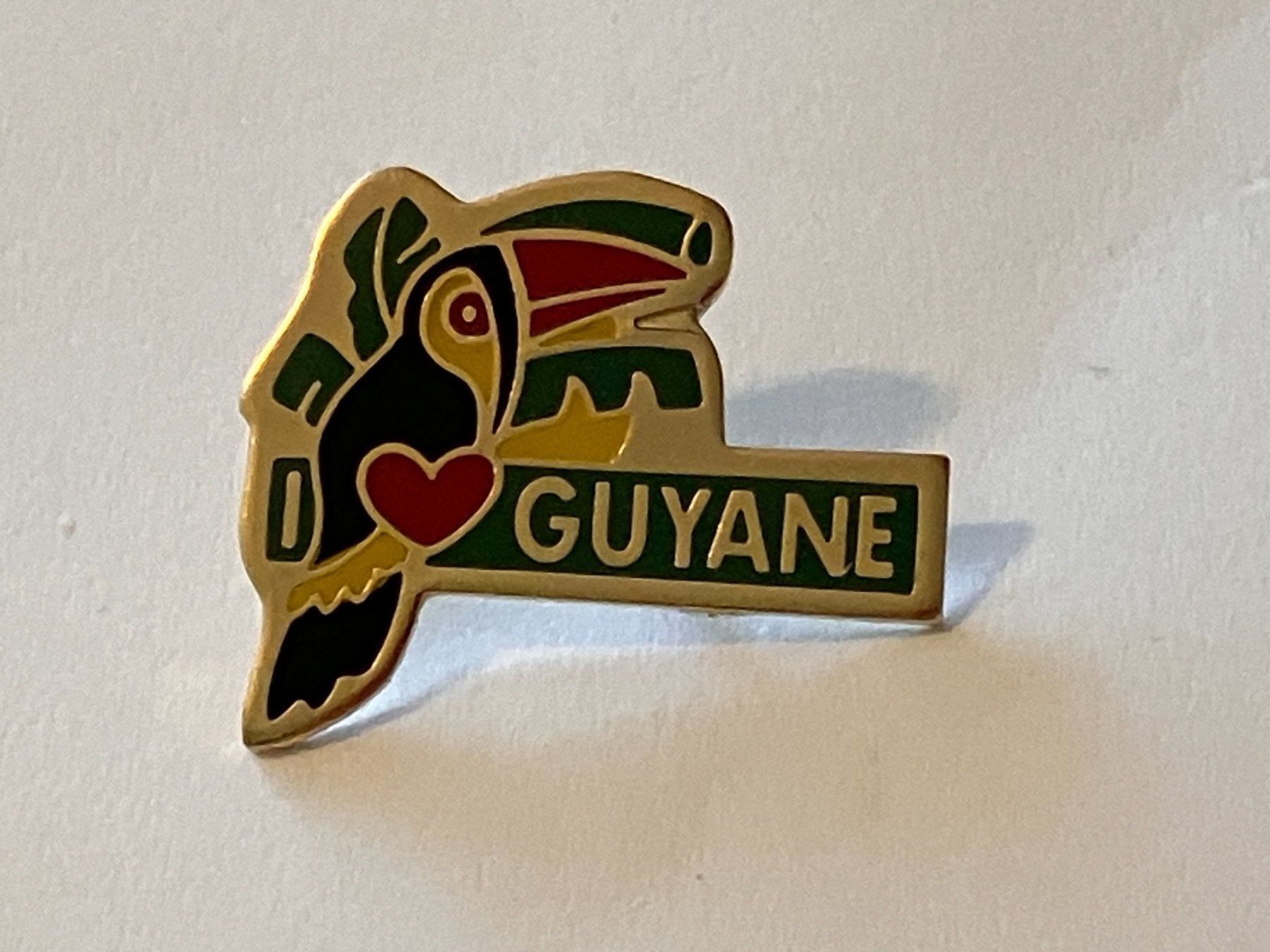 Plaketten & Abzeichen: 1 Pin Guyane – Gebraucht aus Basel von djwwpp