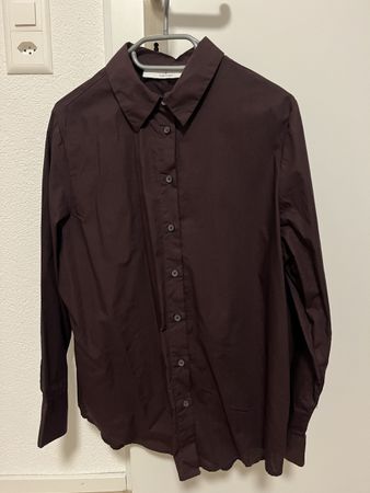 Hemd dunkelbraun oversized S ungetragen