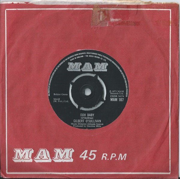 Dischi in vinile: Gilbert O'Sullivan Get down/Ooh Baby – Nuovo (secondo la descrizione) da Hellikon venduto da Jogi73 1
