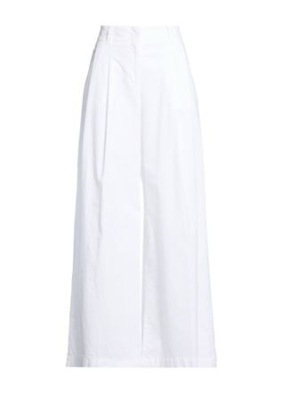 Peserico Damenhose weiss, weites Bein, Gr. 42