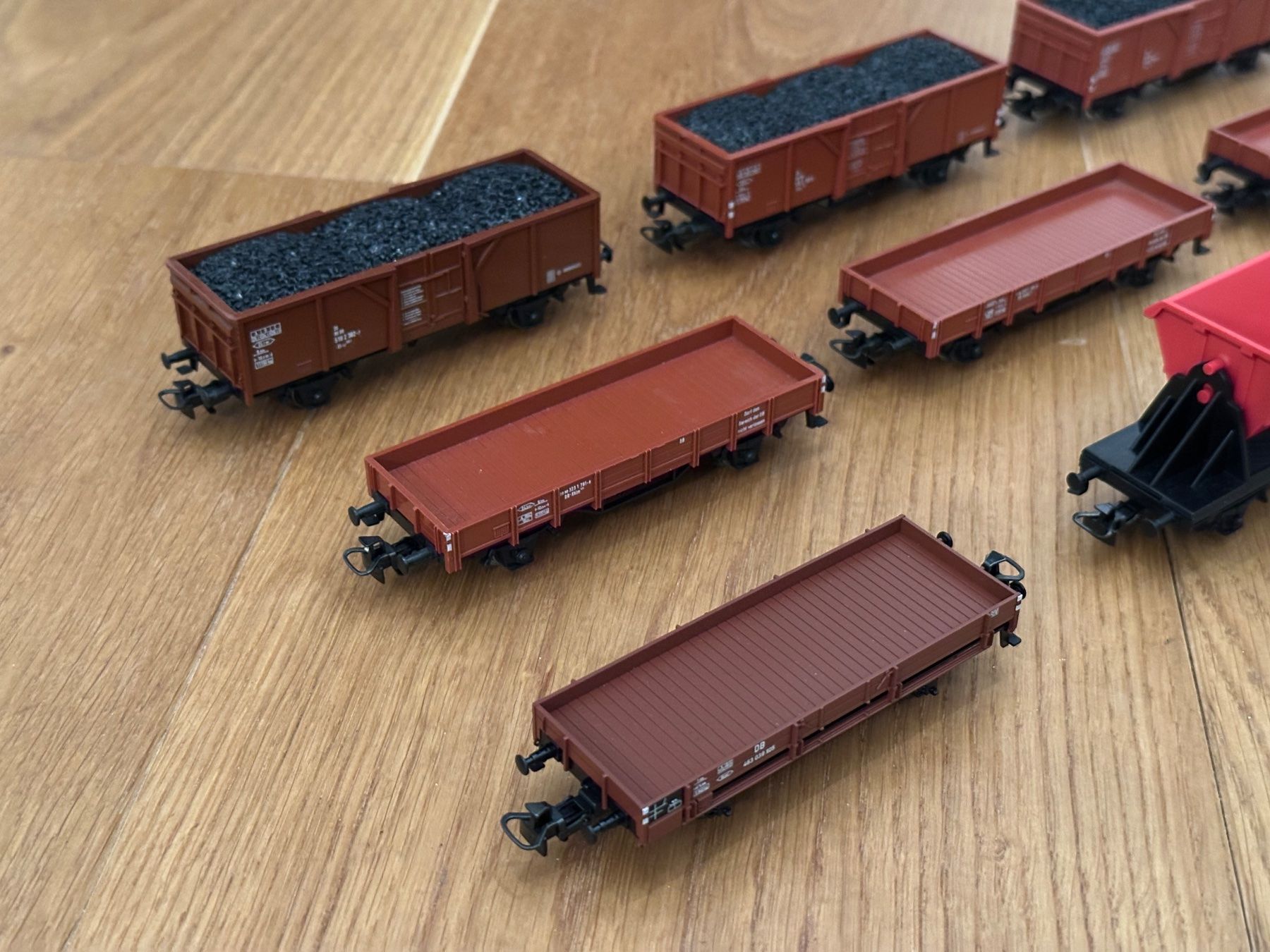 Märklin Modellini di ferrovie: Märklin 9 Güterwagen H0 – Usato da Basel venduto da sstube91 2