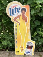 Vintage Metall - Schild „Miller Lite“ USA (1999)