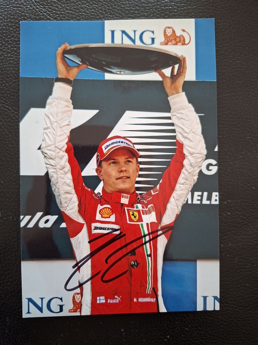 Autografi: Kimi Räikkönen Autogramm Ferrari original – Usato da Thun venduto da wuschu