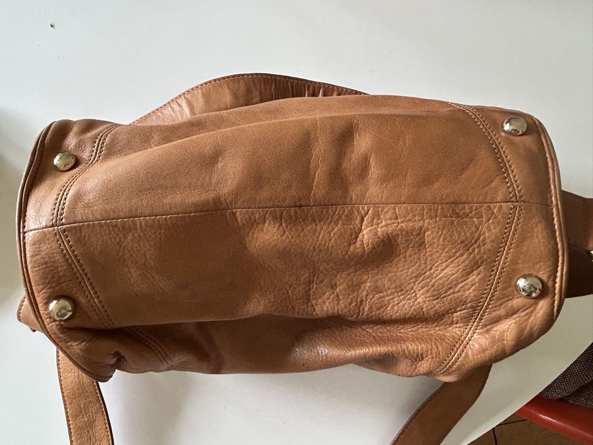 Maje Borse da donna: Tasche, hellbraun, 100% Leder von Maje – Usato da Bern venduto da ellebasiH 4