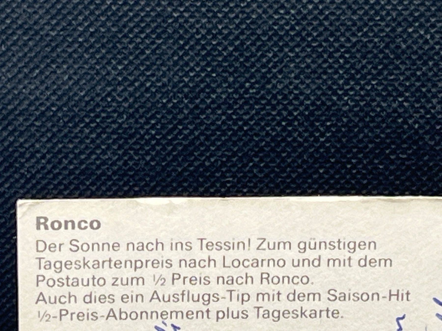 Cartoline postali: Ronco – Usato da Widnau venduto da Brusi9 1