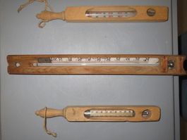 3 alte Thermometer