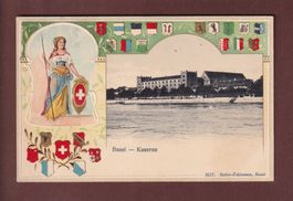 BASEL - Kaserne - 1907 Präge