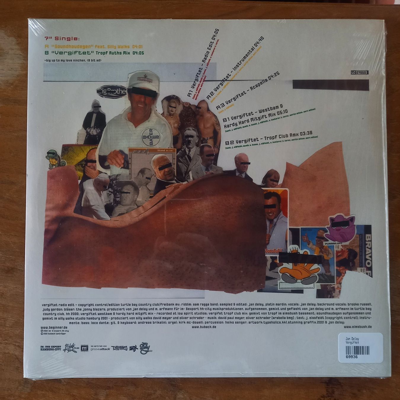 Schallplatten: Jan Delay ‎– Vergiftet 12" +7" DE-2001 – Neu und originalverpackt aus münchenstein von karl_heinz_krasser 2
