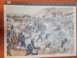 Schulwandbild: Historische Schlacht bei Neuenegg 1798