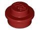Lego Dark Red Plate, Round 1 x 1 16 Stück