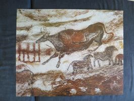 Prähistorische Höhlenmalerei; Kunstdruck