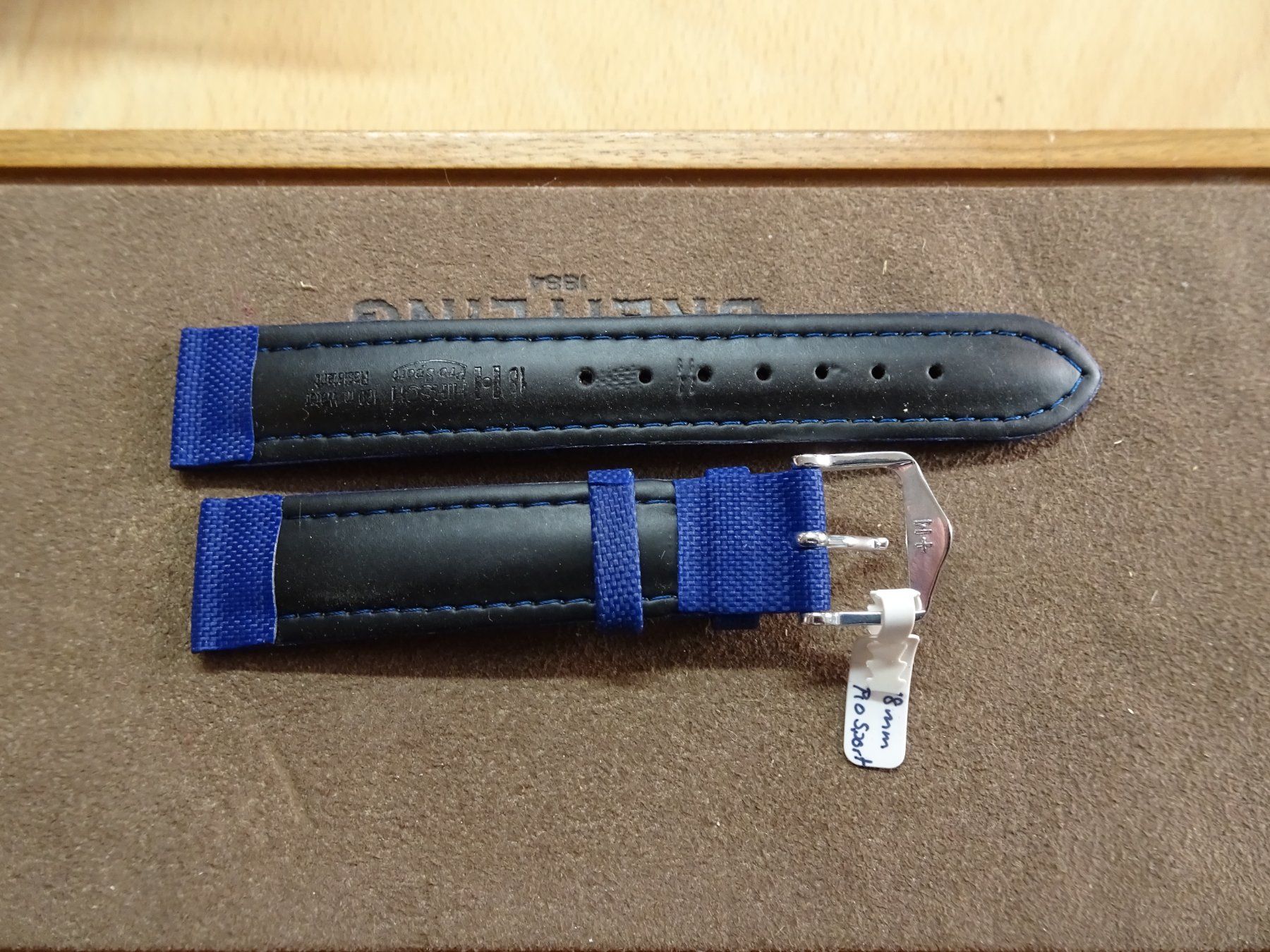Bracciali & Braccialetti: Uhrenband Blau 19mm – Nuovo (secondo la descrizione) da Winterthur venduto da Sintoras01 1