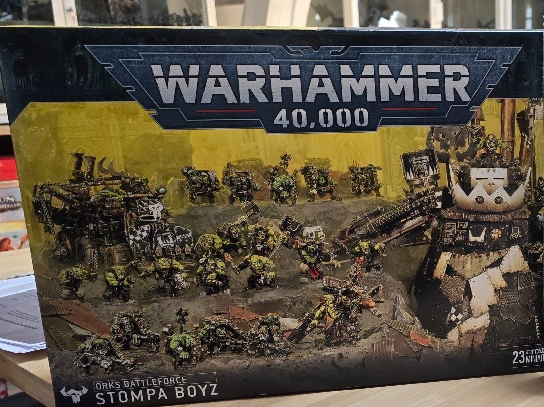 Kit di modellismo & Modellini statici: Figurine Warhammer 40000 Orks Battleforce Stompa Boyz neuf – Usato da Cressier FR venduto da phi_8tvx