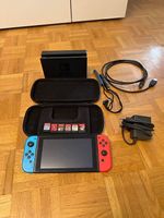 Nintendo Switch V1 + 8 jeux + accessoires  Pack complet