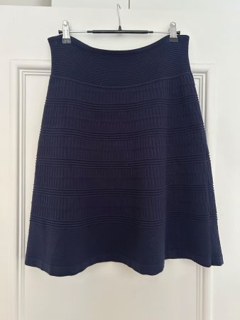 Hugo Boss Jupe / Rock: Gr. M, dunkelblau, neuwertig