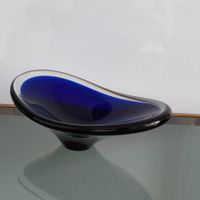 Schwedische Vintage-Kristallschale, atemberaubendes Design