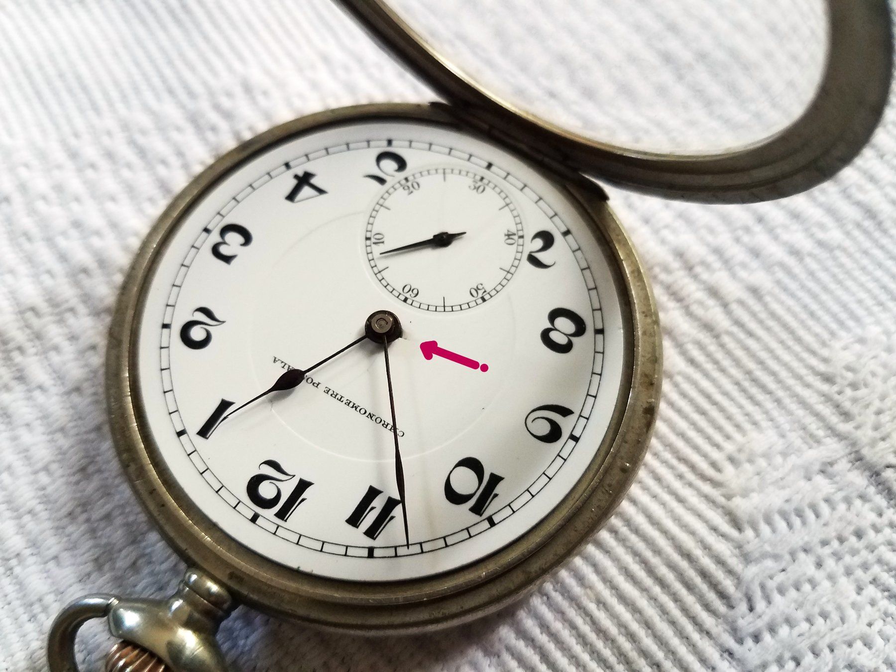Orologi: Antike Taschenuhr Chronometre Postala – Usato da Rorschacherberg venduto da Marubium 2