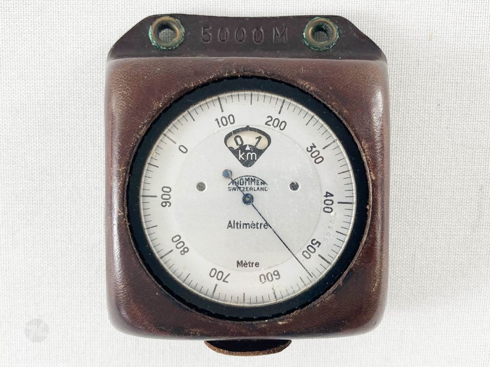 Thommen 5000 m Höhenmesser Altimeter im Lederetui Swiss Made Comprare