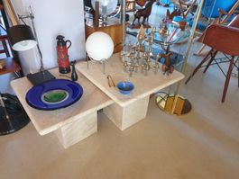 Travertin  Coffeetables made in Italy
