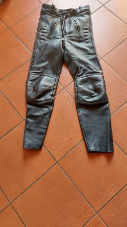 Damen Leder Motorradhose