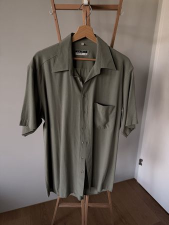 Angelo Litrico Sommerhemd, Khaki, Gr. L, Top Zustand!