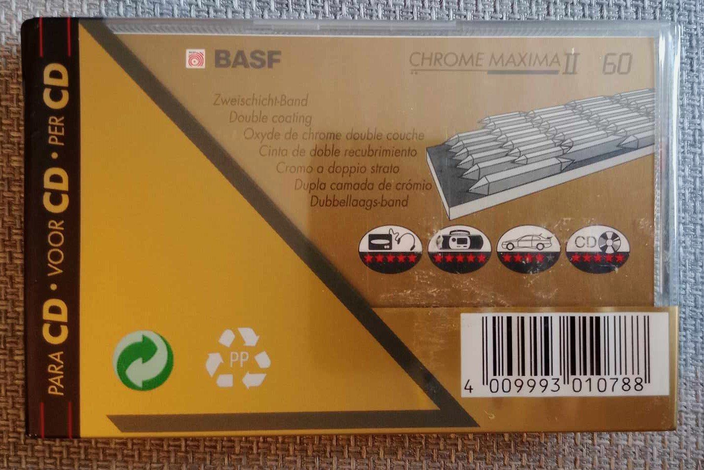 Kompaktkassetten: BASF - Chrome Maxima II C-60 / cassette scellée – Gebraucht aus Le Locle von  1