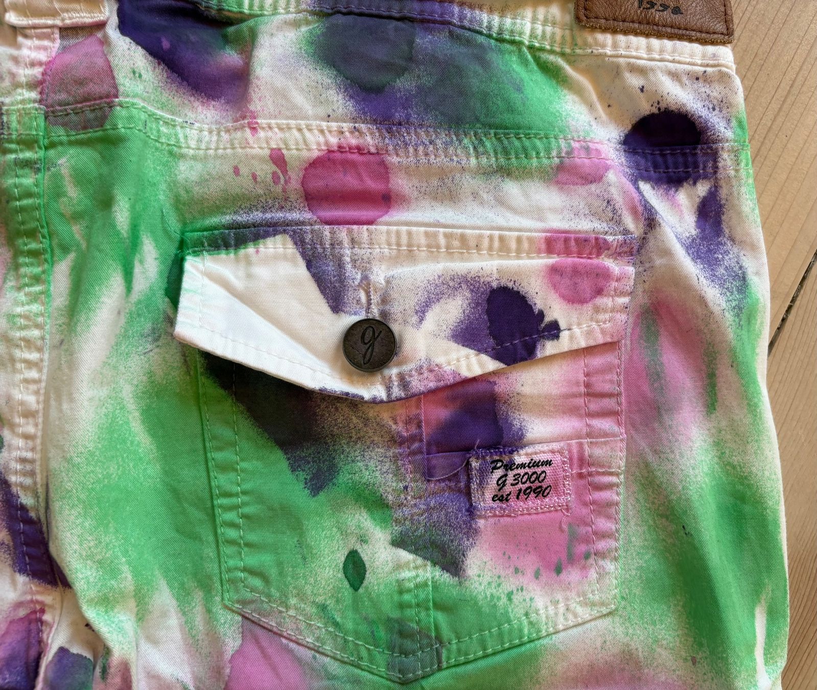 Pantaloni: Hose G3000 Premium,weiss/Batik ,Gr. 32 – Usato da Siblingen venduto da Vany_McDougall 3