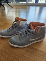 Nike High-Top Sneaker – Größe 38.5 – Grau/Silber/Orange