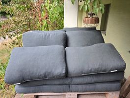6x Rückenkissen für EPAL Palettenlounge (Anthrazit)