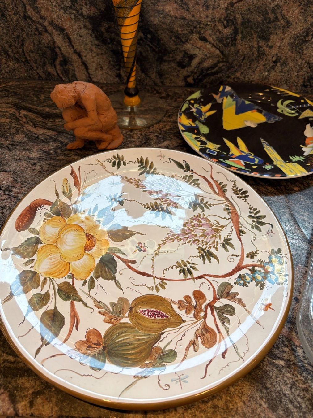 Tutte le decorazioni: Kunst-Teller, edle Vase, Tonfigur, Glasplatte – Nuovo (secondo la descrizione) da Dagmersellen venduto da Musikexperte06 1