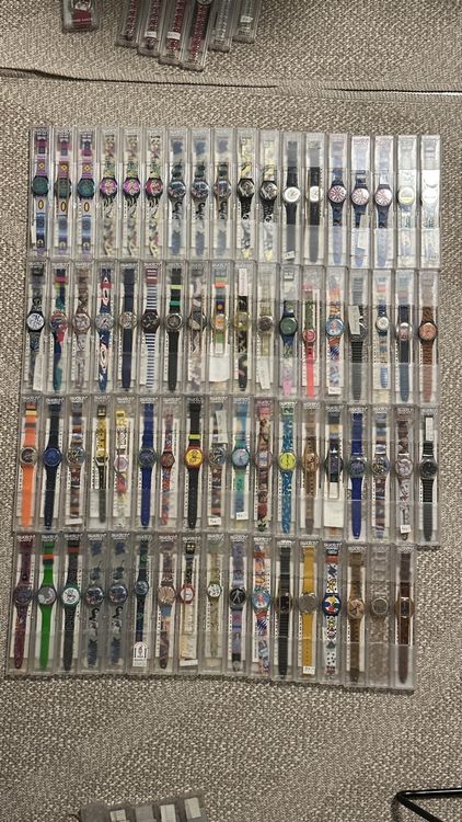 Swatch Orologi: Swatch Uhren Sammlung Vintage Raritäten – Nuovo e nell'imballaggio originale da Reinach BL venduto da BachoferRaeumungen 2