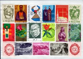 LIECHTENSTEIN LOT 17 BRIEFMARKEN - AX26