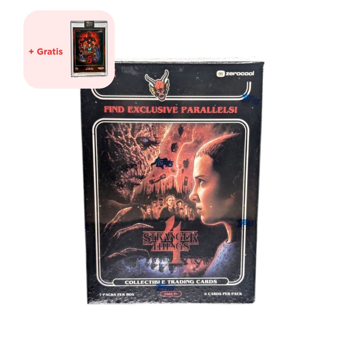Carte collezionabili: 2023 - Stranger Things S4 Blaster Box Scellée + Topps Now S5 – Nuovo e nell'imballaggio originale da St-Légier-Chiésaz venduto da GemMintCH