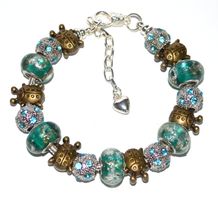 ARMBAND CHAMILIA TROLLBEADS KOMPATIB. MURANO STYLE BEADS