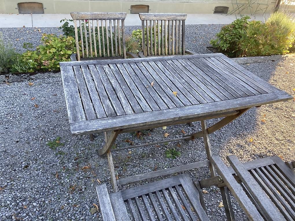 Tischset: Gartentisch und 4 Stühle – Gebraucht aus Bolligen von abara1 2