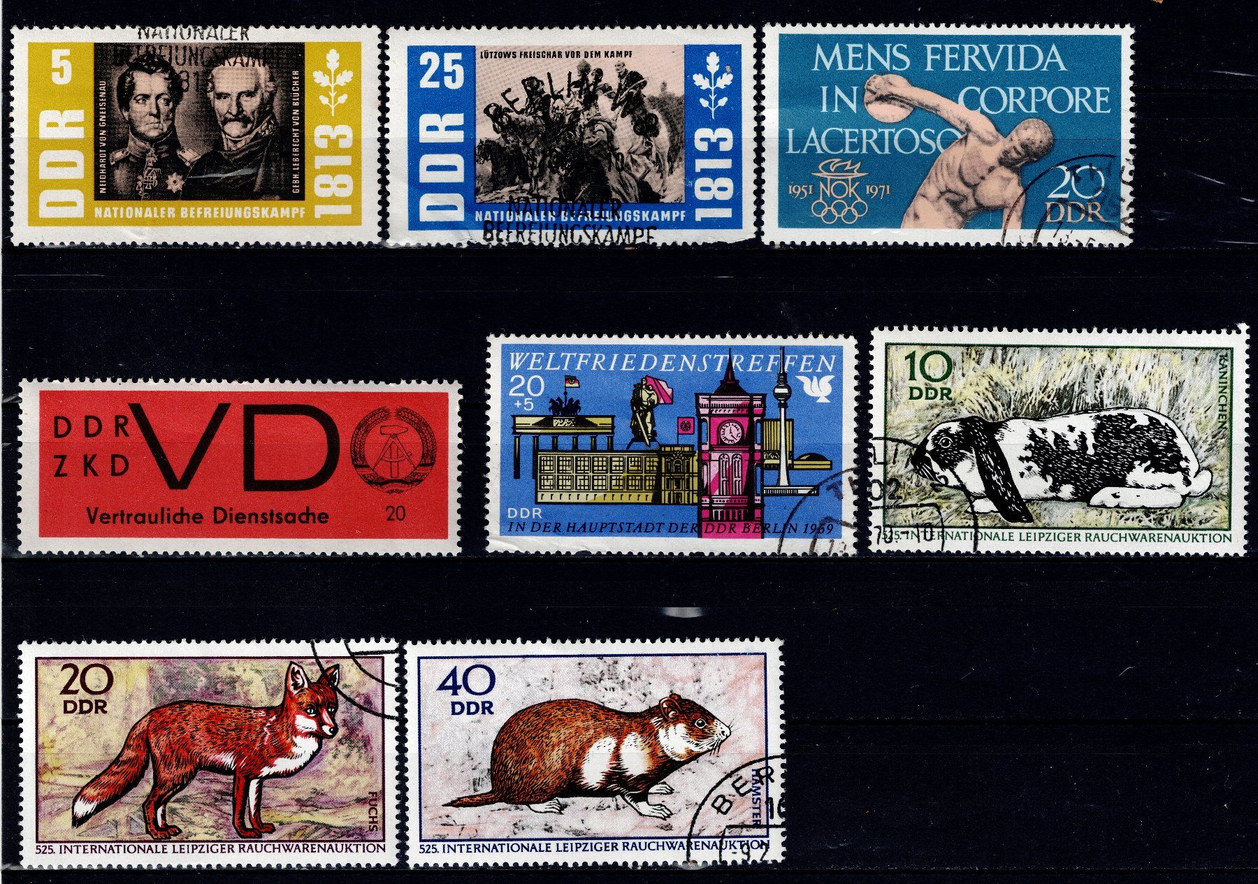 Tutti i francobolli: Briefmarken 34x DDR 3 – Usato da Tenniken venduto da mik_6mxg 8