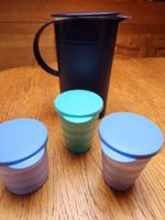 Tupperware Krug Preludio 1,7l mit drei Tupperware Becher