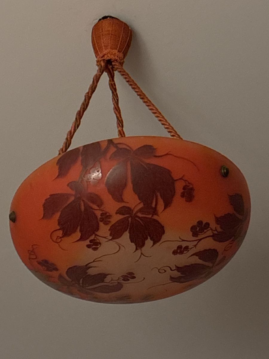 Lustres & lampes de plafonds: Lustre vasque Art Déco Leune – D'occasion à Cressier NE par Pfeutpfeut 4