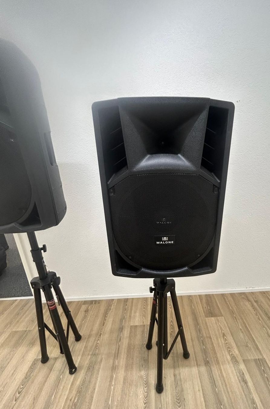 Casse acustiche: Malone Lautsprecher PA-Boxen Set mit Stativ – Usato da Grüt (Gossau ZH) venduto da wisdomio7 2